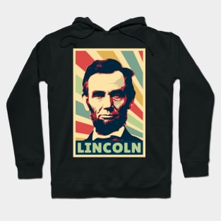 Abraham Lincoln Vintage Colors Hoodie